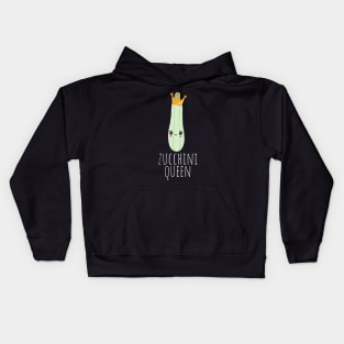 Zucchini Queen Cute Kids Hoodie